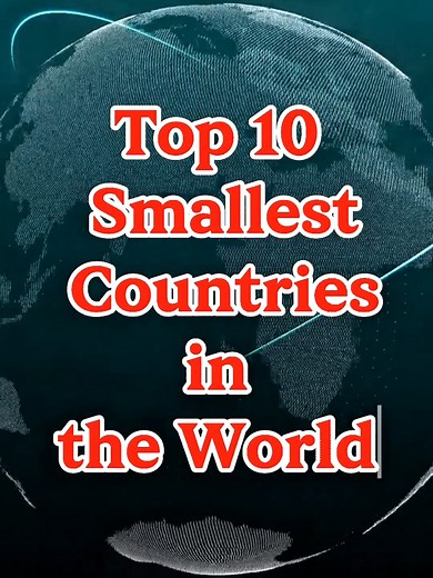 Top 10 Smallest Countries in The World. Here’s the list of the Top 10 Smallest Countries in the World by land area 🌍 (measured in square kilometers): 1. Vatican City – 0.49 km² 2. Monaco – 2.02 km² 3. Nauru – 21 km² 4. Tuvalu – 26 km² 5. San Marino – 61 km² 6. Liechtenstein – 160 km² 7. Marshall Islands – 181 km² 8. Saint Kitts and Nevis – 261 km² 9. Maldives – 300 km² 10. Malta – 316 km² 👉 These are recognized sovereign states, not territories, and all are smaller than many big cities around