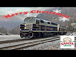 Chasing the CSX Santa Train Down the Clinchfield: 2022 80th Anniversary Edition