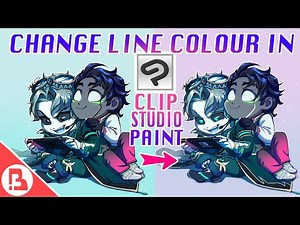 How to Change Line Colour in Clip Studio Paint Tutorial