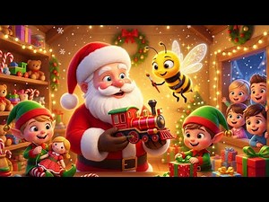 Jingle Bells Toy Workshop Song 🎅✨ | Buzzly Bee, Santa & Elves | Christmas Kids Song 2025