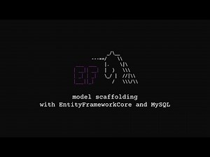Model scaffolding ASP.NET Core with EntityFrameworkCore from MySQL database ON VS Code