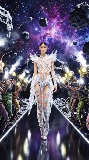 👽 Intergalactic Runway Show | Alien Fashion in Space 🚀✨