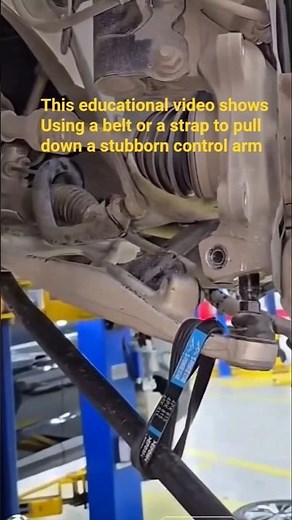 How to Easily Remove a Lower Control Arm (The Belt Trick)