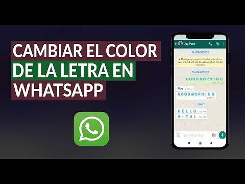 Cómo Cambiar el Color de la Letra en WhatsApp y Escribir en Azul y Otros Colores