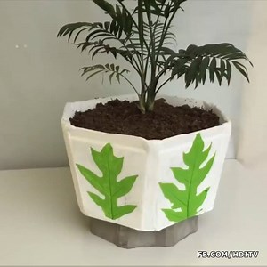 Creative Beautiful Flower Pots From Plastic Trash | Home Design Ideas