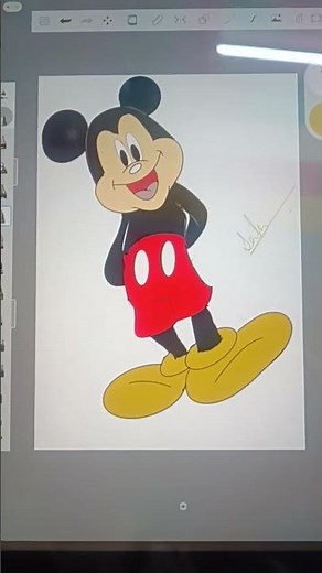 My FIRST EVER Digital Art! Autodesk Sketchbook Beginner . Digital Art Drawing Easy Disney Sketch