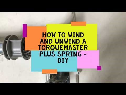 How to unwind and wind Torquemaster PLUS Springs