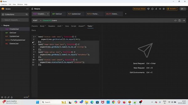 #8 | Run collection using Bruno CLI | Collection Runner | REST API Testing tutorials in English |