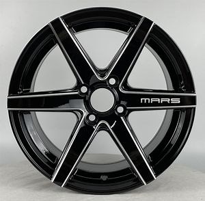 [Hot Item] Alloy Wheel Black Milling Rims Aftermarket 15 Inch 4X100