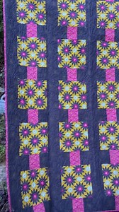 Flower Power Quilt: Art Gallery Fabrics, Rainbow Backing - Etsy Australia