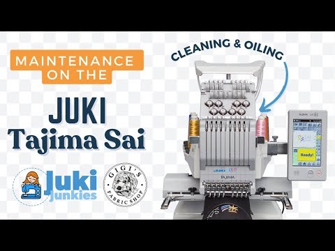 How to Clean & Oil Your Juki Tajima Sai
