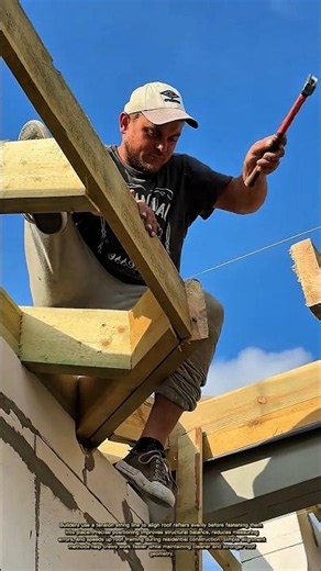 Roof Framing Accuracy Using a Simple String Line Method