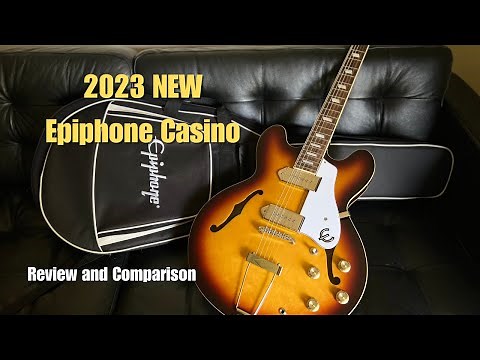 Epiphone Casino Vintage Sunburst 2023 Review/Comparison!