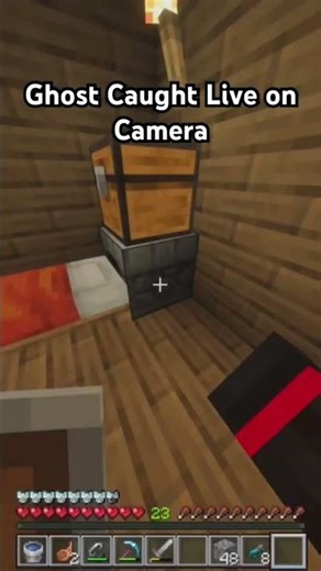 Furnace Ghost Caught Live on Camera #minecraft