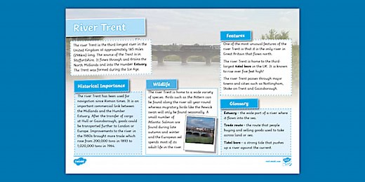 River Trent Fact File