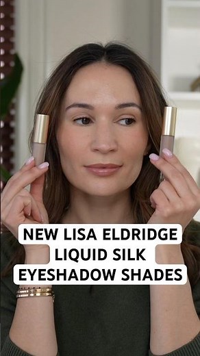 NEW Lisa Eldridge Liquid Silk Eyeshadow: Silvia & Paige Swatches