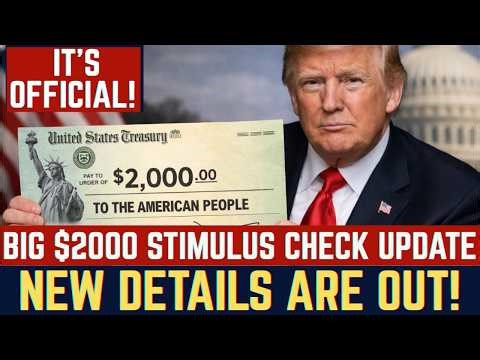 IT'S OFFICIAL! $2,000 Trump Stimulus Checks CONFIRMED? Executive Order Explained