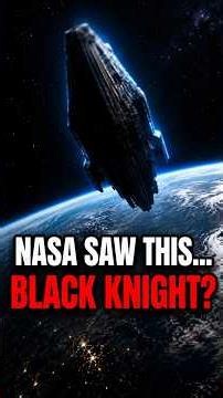 NASA Saw This in Space... The Black Knight Mystery! #UFO #Shorts