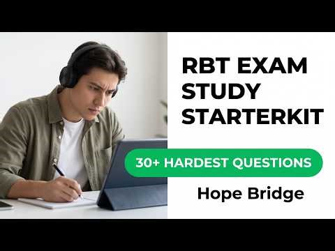 Pass the 2026 RBT Exam with the Professional Study Starterkit and Hope Bridge Logic