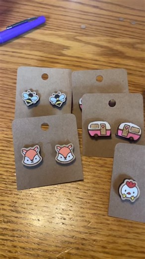 Earring restock & some new #christmas ones. #woodenearrings #bulkorders #wholesalesupplier #attractions | Countryview Creations by Erika | Facebook