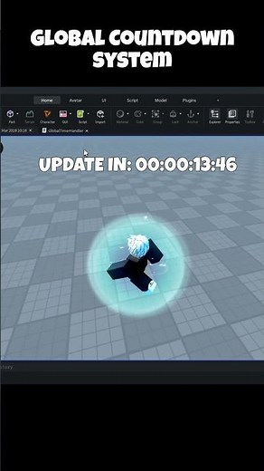 FREE Global Countdown System Roblox Studio #shorts #viral