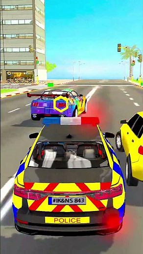 Police Car Chase Simulator 3D - Real City Cop Pursuit Gameplay (Android)