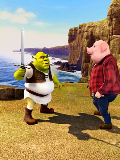 John Pork vs Shrek: A Hilarious Animation Showdown