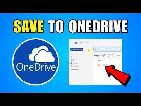 How To Save To Onedrive (2026) (Complete Guide)