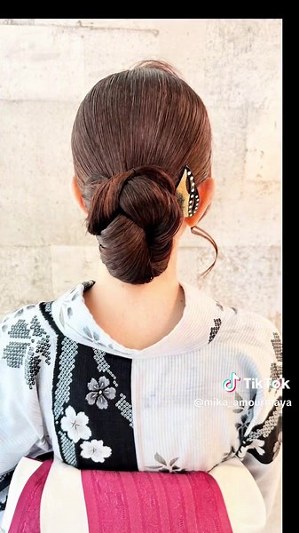 超ロングヘアーの簡単ヘアセット方法