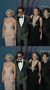 960K views · 5.2K reactions | A crystal-covered Oppenheimer reunion… It’s everything we needed  Co-stars Florence Pugh, Robert Downey Jr, Emily Blunt and Cillian Murphy reunited for the Oscars’ Governors Awards ✨ | HELLO! | Facebook
