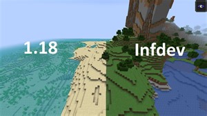 Infdev World VS 1.18 Minecraft Map