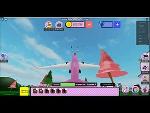 How to fly a plane, sell parcels and get the badge "Airmail" in Ice Cream Van Simulator in Roblox!