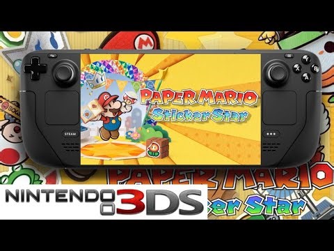 Paper Mario: Sticker Star - Citra - Steam Deck