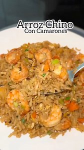 Arroz chino con camarón #recetas | Recetas y tips de cocina