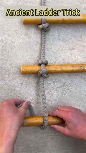 How to Tie a Rope Ladder In 10 Seconds