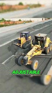Why do some construction sites use graders to pave roads while others use bulldozers