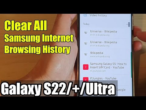 Galaxy S22/S22+/Ultra: How to Clear All Samsung Internet Browsing History