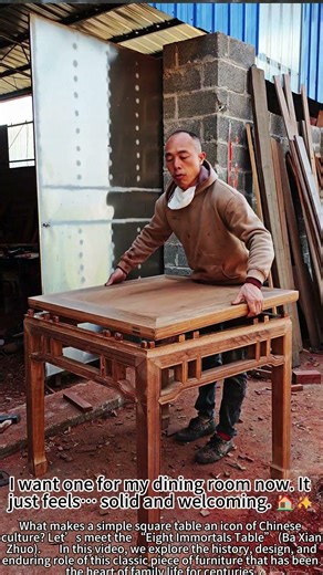 The Square Table with an Epic Story! 🪑✨