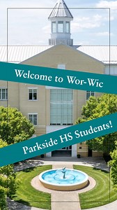 1.2K views · 20 reactions | Welcome to Wor-Wic, Parkside High School students! | Wor-Wic Community College | Facebook