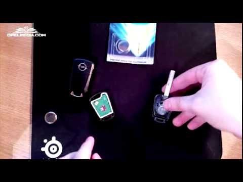 Opel Astra H Tutorial: Remote Key Battery Change