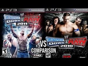 WWE SmackDown Vs Raw 2011 Vs 2010 PS3