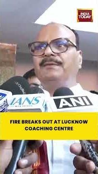 Lucknow Coaching Centre Fire: Students Rescued Amid Massive Operation #lucknowfire #aliganjfire