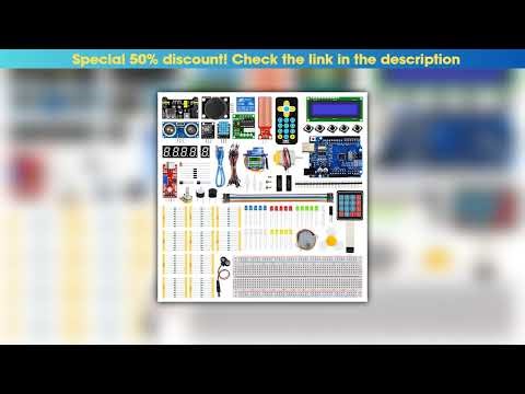 First Look KUONGSHUN Super Starter Kit Including Breadboard 1602 IIC Jumper Wire Set R3 for Arduino
