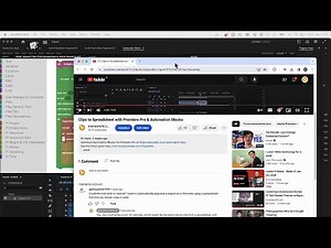Premiere Pro: Insert Clips From Spreadsheet to Sequence