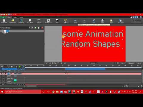 Express Animate (NCH Software) - Part 1, Setting Up Our 2D Animation