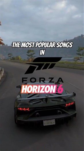 These are the most streamed songs in Forza Horizon 6 📻 #forzahorizon6 #songs