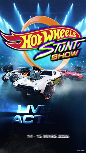 🏎️ C’EST PARTI ! Les tickets pour le Hot Wheels Stunt Show à Anvers (14 & 15 mars 2026) sont en vente ! 🔥 Réservez vos places avant qu’il ne soit trop tard et vivez : ➡️ Les cascades les plus folles jamais vues ➡️ Des véhicules Hot Wheels emblématiques ➡️ Une expérience inoubliable pour petits et grands | Hot Wheels Stunt Show