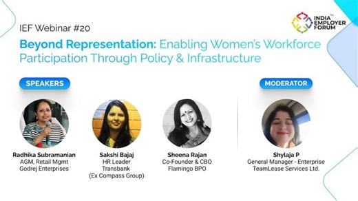 Boosting Women s Workforce Participation in India | Shylaja . P. Gowda posted on the topic | LinkedIn