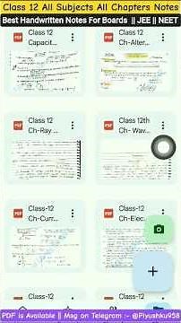 Class-12th All Subjects Notes With PDF || 🇮🇳 Best Handwritten Notes of All Subjets 🇮🇳 Latest 2026 💯