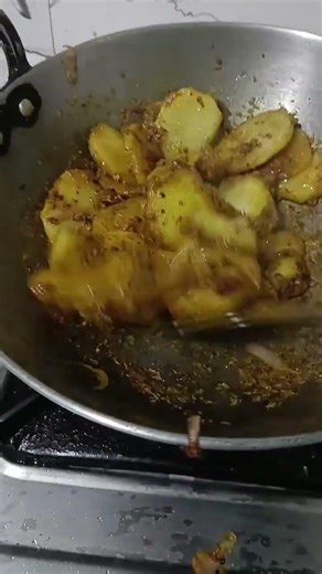 aloo fry #food #cooking